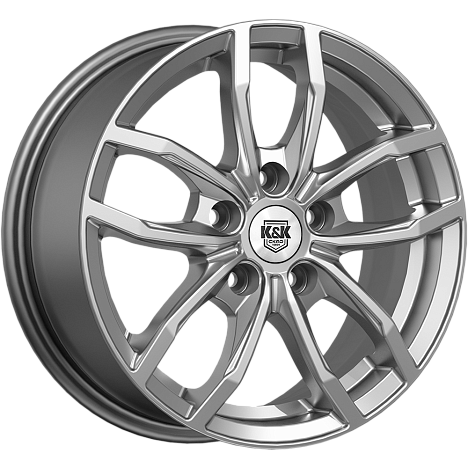 Фрост (КС1048) 6.500xR15 5x114.3 DIA67.1 ET46 дарк платинум