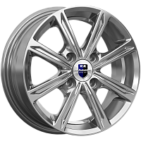 Литые диски Флэш (КС698) 5.000xR14 4x100 DIA67.1 ET35 дарк платинум для Honda Logo