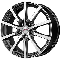 Литые диски Big Byz (КС680) 7.000xR17 5x114.3 DIA60.1 ET45 Блэк Джек для Suzuki Sx4