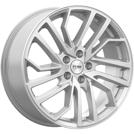 R-line (КС1235) 7.500xR18 5x108 DIA60.1 ET50 сильвер R-line (КС1235) 7.500xR18 5x108 DIA60.1 ET50 сильвер