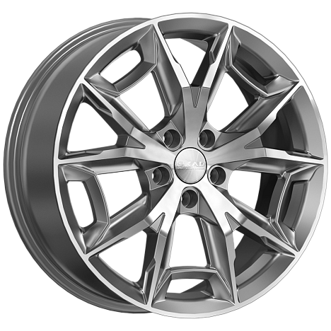 ПАРКЕР (КЛ382) 7.500xR19 5x108 DIA65.1 ET46 алмаз графит ПАРКЕР (КЛ382) 7.500xR19 5x108 DIA65.1 ET46 алмаз графит