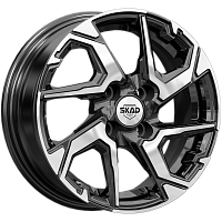 Литые диски ТЕЙДЕ (КЛ1215) 5.500xR14 4x100 DIA54.1 ET39 алмаз