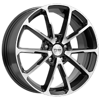 Литые диски Skibidi (КС909) 6.500xR17 5x114.3 DIA67.1 ET49 Блэк Джек для Suzuki
