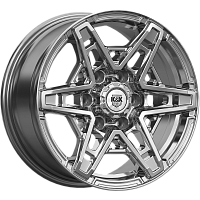 Литые диски Блэкберн (КС1129) 8.000xR17 6x139.7 DIA75.1 ET42 дарк платинум