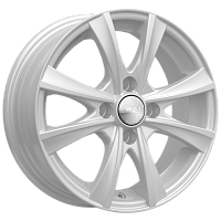 Литые диски МАЛЬТА (КЛ248) 5.500xR14 4x100 DIA67.1 ET38 белый для Nissan