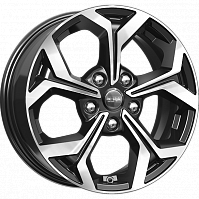 КС878 (16_Ceed CD) (КС878) 6.500xR16 5x114.3 DIA67.1 ET50 алмаз черный для Mazda 3