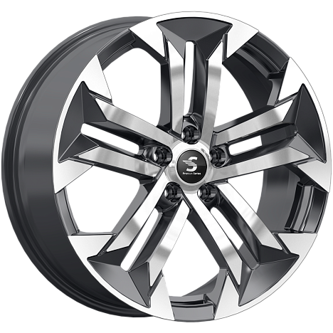 КР015 (19_Peugeot 5008) (КР015) 7.500xR19 5x108 DIA65.1 ET42 Diamond Black Gris КР015 (19_Peugeot 5008) (КР015) 7.500xR19 5x108 DIA65.1 ET42 Diamond Black Gris