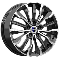 Литые диски Атакама (КС756) 6.500xR17 5x114.3 DIA67.1 ET45 алмаз черный