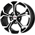 Эрнесто (КС484) 6.500xR15 5x114.3 DIA67.1 ET43 Блэк Джек Эрнесто (КС484) 6.500xR15 5x114.3 DIA67.1 ET43 Блэк Джек