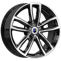 Литые диски Каланг (КС1086) 6.500xR17 5x108 DIA60.1 ET33 алмаз черный Литые диски Каланг (КС1086) 6.500xR17 5x108 DIA60.1 ET33 алмаз черный
