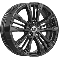 Литые диски Up106 (КС991) 7.000xR17 5x114.3 DIA67.1 ET48 New Black для Honda Civic Coupe
