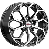 Спейс-Нидл (КС1000) 6.500xR16 5x100 DIA67.1 ET38 Блэк Джек для Toyota Will Vs