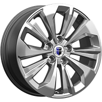 Литые диски Авиор (КС936) 7.000xR17 5x114.3 DIA67.1 ET45 брайт дарк платинум для KIA Литые диски Авиор (КС936) 7.000xR17 5x114.3 DIA67.1 ET45 брайт дарк платинум для KIA