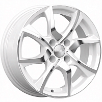 Литые диски ТУЛОН (КЛ233) 6.000xR15 4x100 DIA67.1 ET38 алмаз-белый для Geely Mk