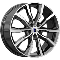 Литые диски Портер (КС906) 7.500xR18 5x108 DIA67.1 ET45 алмаз черный