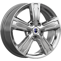 Литые диски Оклахома (КС998) 6.500xR16 5x114.3 DIA67.1 ET45 дарк платинум для Dacia
