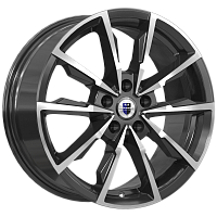 Литые диски Меренге (КС902) 7.500xR17 5x114.3 DIA66.1 ET40 алмаз черный для Renault Talisman