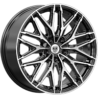 Литые диски Клермон (КС1156) 8.000xR19 5x114.3 DIA67.1 ET45 алмаз черный для Lexus Is220d