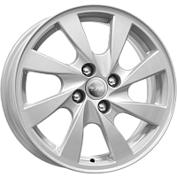 Литые диски КС928 (15_Kalina Cross) (КС928) 6.000xR15 4x98 DIA58.5 ET33 Сильвер F для Lada Kalina