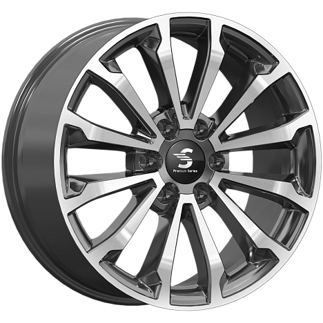 КР006 (20_ Chevrolet Tahoe IV) (КР006) 8.500xR20 6x139.7 DIA77.9 ET27 Diamond Black Gris