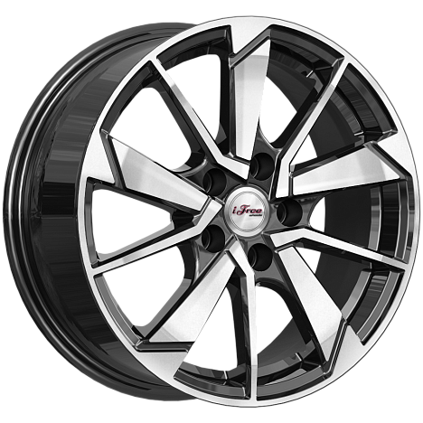 Зиплайн (КС1042) 6.500xR16 5x100 DIA57.1 ET38 Блэк Джек Зиплайн (КС1042) 6.500xR16 5x100 DIA57.1 ET38 Блэк Джек