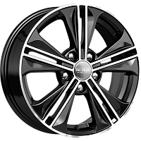 Литые диски КС778 (ZV 16_Soul) (КС778) 6.000xR16 5x114.3 DIA67.1 ET47 алмаз черный для Mazda Capella