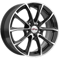 Литые диски Джет (КС914) 6.500xR16 5x112 DIA57.1 ET43 Блэк Джек для Volkswagen Beetle Литые диски Джет (КС914) 6.500xR16 5x112 DIA57.1 ET43 Блэк Джек для Volkswagen Beetle