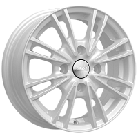 Литые диски ПАНТЕРА (КЛ129) 5.500xR14 4x100 DIA56.6 ET39 белый для Daewoo