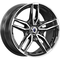 Литые диски Бартон (КС1110) 8.000xR17 5x114.3 DIA67.1 ET45 алмаз черный для Belgee