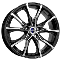 Литые диски Твист (КС697М) 7.500xR17 5x108 DIA67.1 ET45 алмаз черный для Volvo Xc90