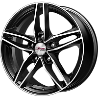 Литые диски Moskva (КС689) 6.500xR16 5x105 DIA56.6 ET39 Блэк Джек для Chevrolet Aveo