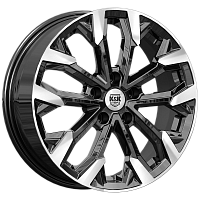 Литые диски Морейн (КС1046) 6.500xR17 5x112 DIA66.6 ET43 алмаз черный для Audi