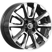 Литые диски КС1026 (ZV 16_Logan) (КС1026) 6.500xR16 4x100 DIA60.1 ET45 алмаз черный для Nissan Литые диски КС1026 (ZV 16_Logan) (КС1026) 6.500xR16 4x100 DIA60.1 ET45 алмаз черный для Nissan