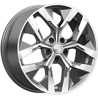 Литые диски ЛАМБЕРТ (КЛ370) 7.500xR18 5x112 DIA66.6 ET44 алмаз графит для Mini Countryman