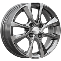 Литые диски НИЦЦА (КЛ287) 5.500xR14 4x100 DIA67.1 ET45 графит для Mazda Demio