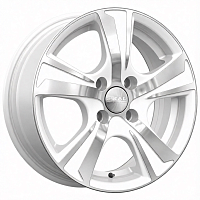 Литые диски КРИТ (КЛ241) 5.500xR14 4x100 DIA67.1 ET38 алмаз-белый для Ravon