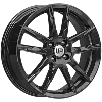 Литые диски Up107 (КС993) 6.500xR17 4x100 DIA60.1 ET41 New Black для Honda Jazz