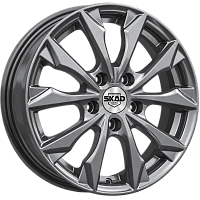 Литые диски НАГОЯ (КЛ312) 6.000xR16 5x110 DIA67.1 ET50 графит для BAIC