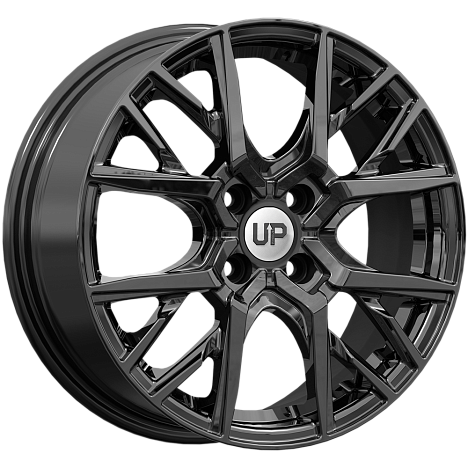 Up124 (КС1104) 6.500xR16 4x100 DIA54.1 ET49 New Black