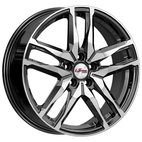 Бомбей (КС1075) 6.500xR18 5x112 DIA57.1 ET45 Блэк Джек Бомбей (КС1075) 6.500xR18 5x112 DIA57.1 ET45 Блэк Джек