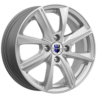 Литые диски Арнар (КС890) 6.000xR15 4x100 DIA67.1 ET35 сильвер SK для Skoda Литые диски Арнар (КС890) 6.000xR15 4x100 DIA67.1 ET35 сильвер SK для Skoda