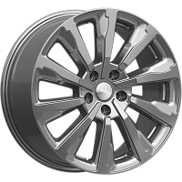 Литые диски АСТЕР (КЛ369) 8.000xR18 5x110 DIA65.1 ET35 графит для Jeep Compass